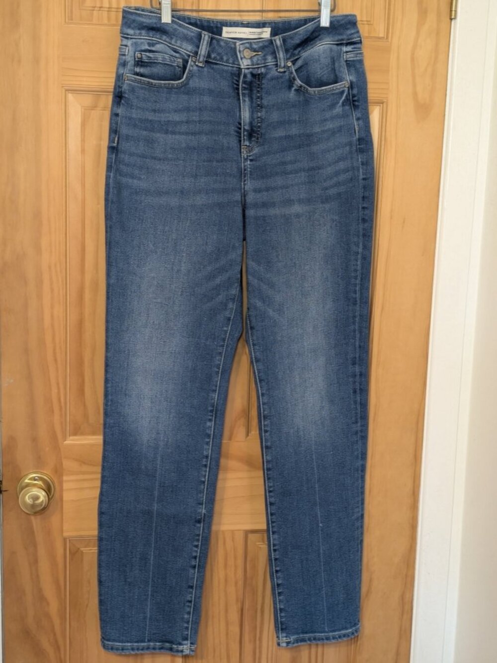 Denver Hayes Womens Hi Rise Straight Jeans 30 Waist